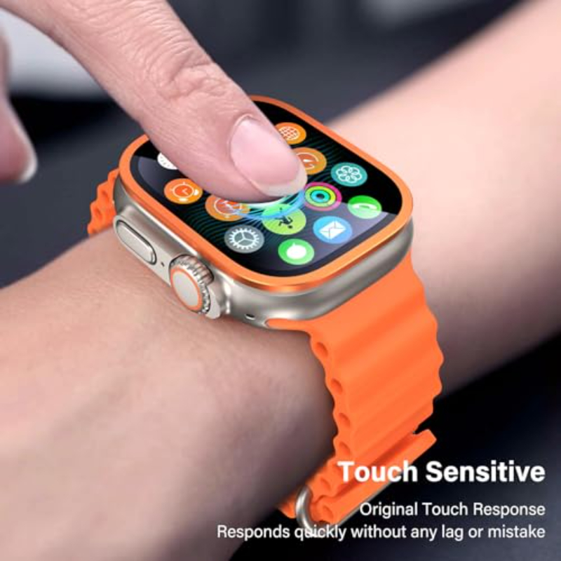 2PCS HD Metal Tempered Glass F - Smartwatch Straps & Accessories review and price