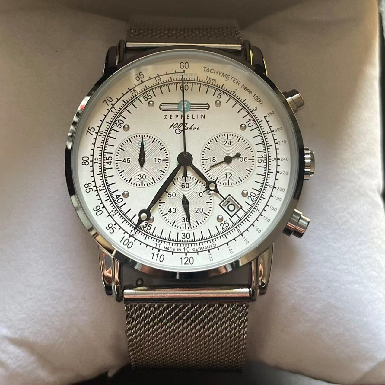 New Classic Men's Watch Three  - Stainless Mesh Band review and price