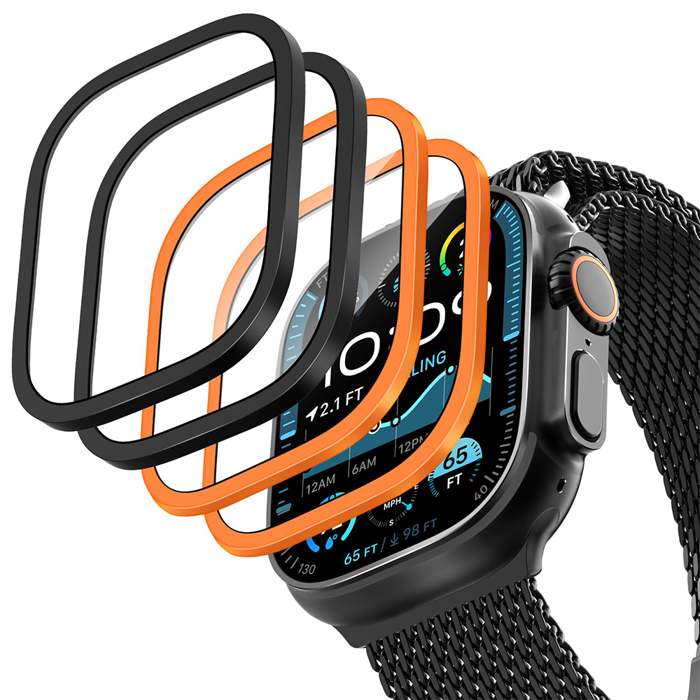 2PCS Titanium Metal Frame for  - Smartwatch Watch Accessories For Women review and price