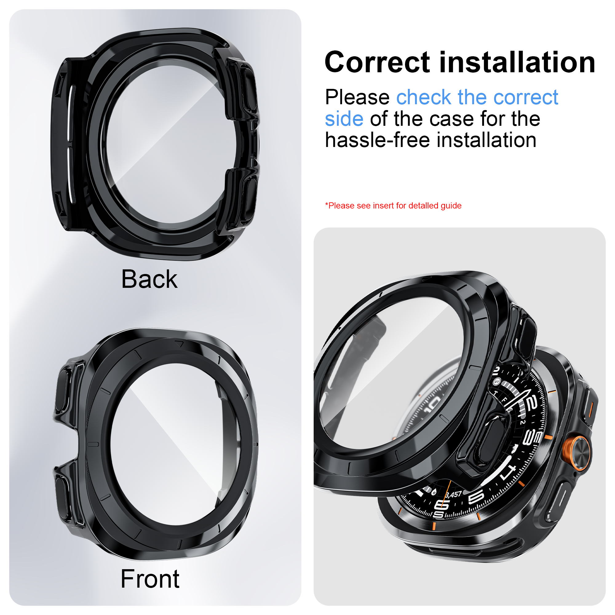 Case for Samsung Galaxy Watch  - Garmin Smartwatch Accessories review and price