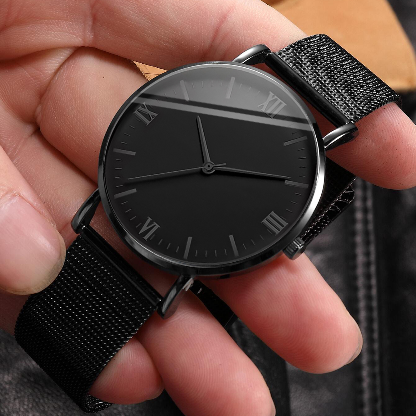 2PCS Men's Watch Fashion Roma  - Stainless Mesh Band review and price