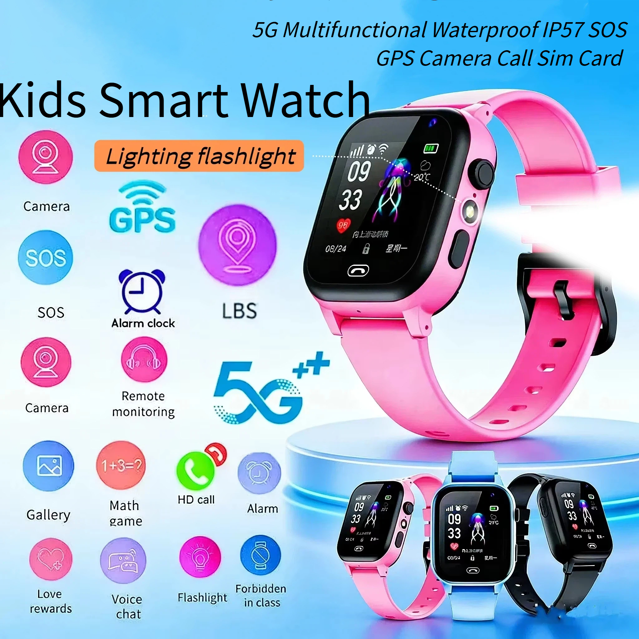 Lenovo Kids Smart Watch 5G GPS - Smartwatch Id review and price