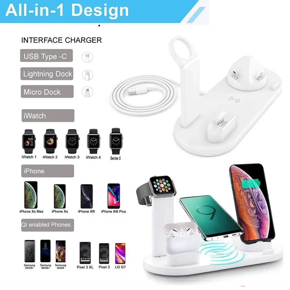30W 7 in 1 Wireless Charger St - Watch Charger Cable review and price