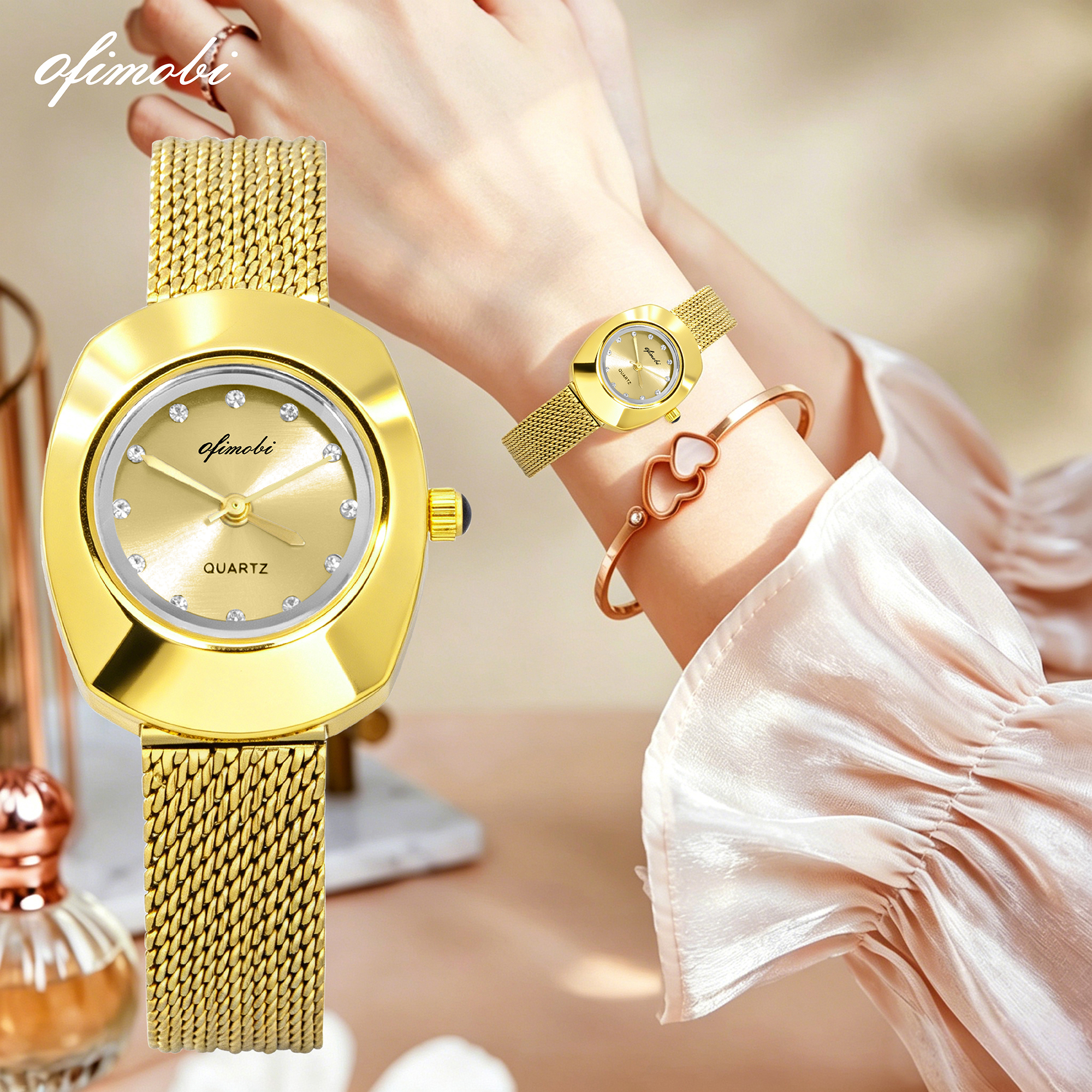 OFIMOBI Women Quartz Watch Sta - Stainless Mesh Band review and price