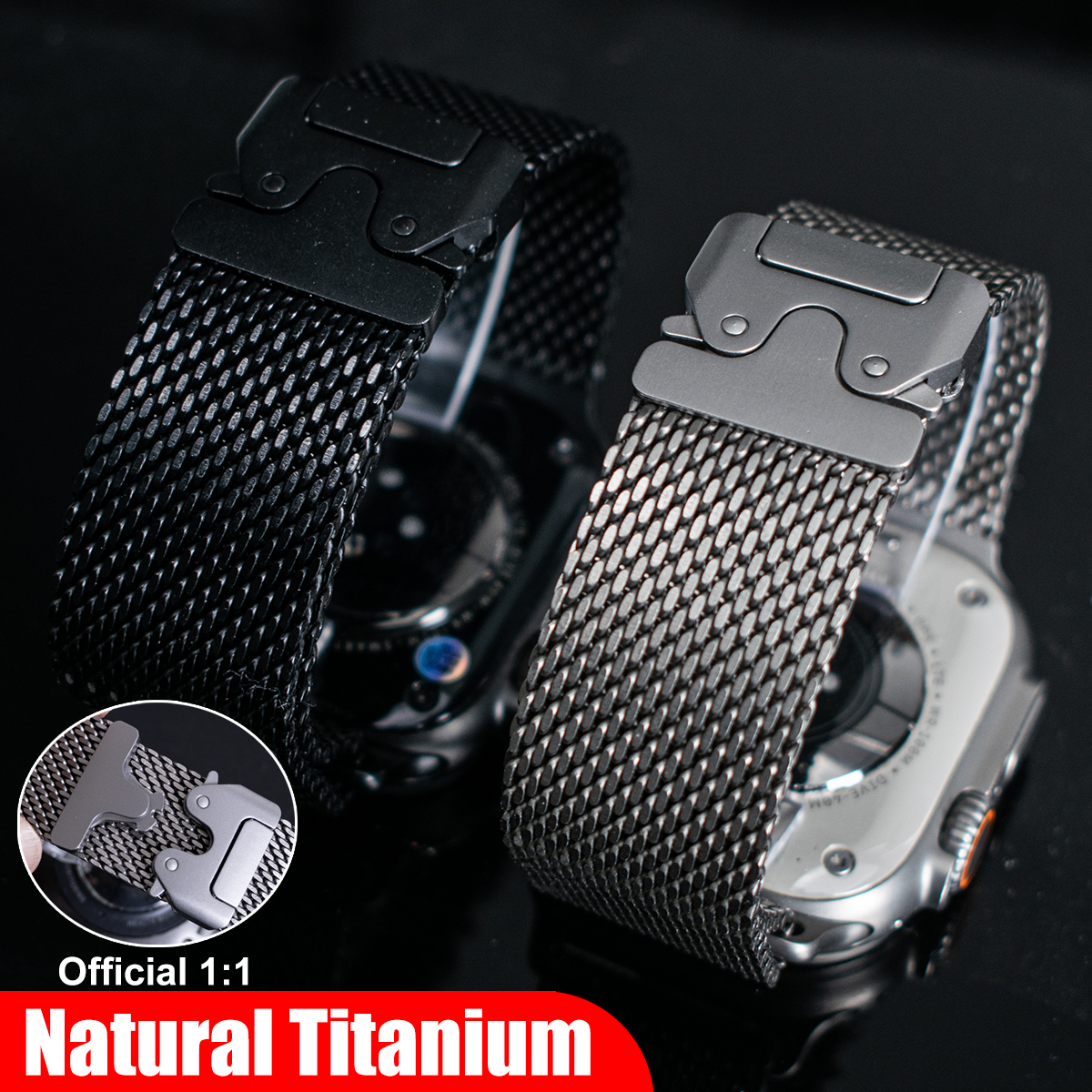 VWAR Titanium Milanese loop fo - Milanaise Mesh Band review and price
