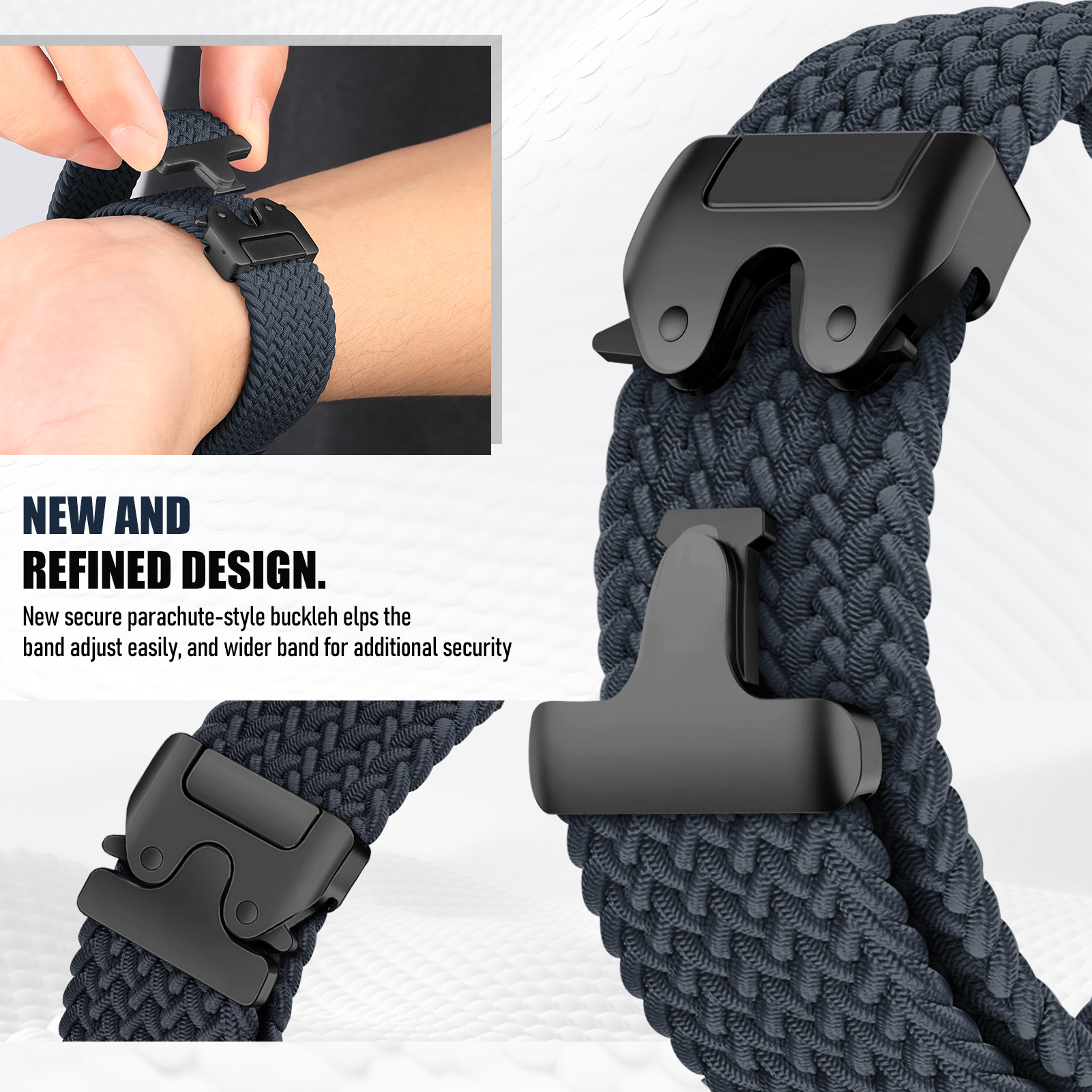 18mm 22mm Parachute Band for H - Titan Smartwatch Accessories review and price