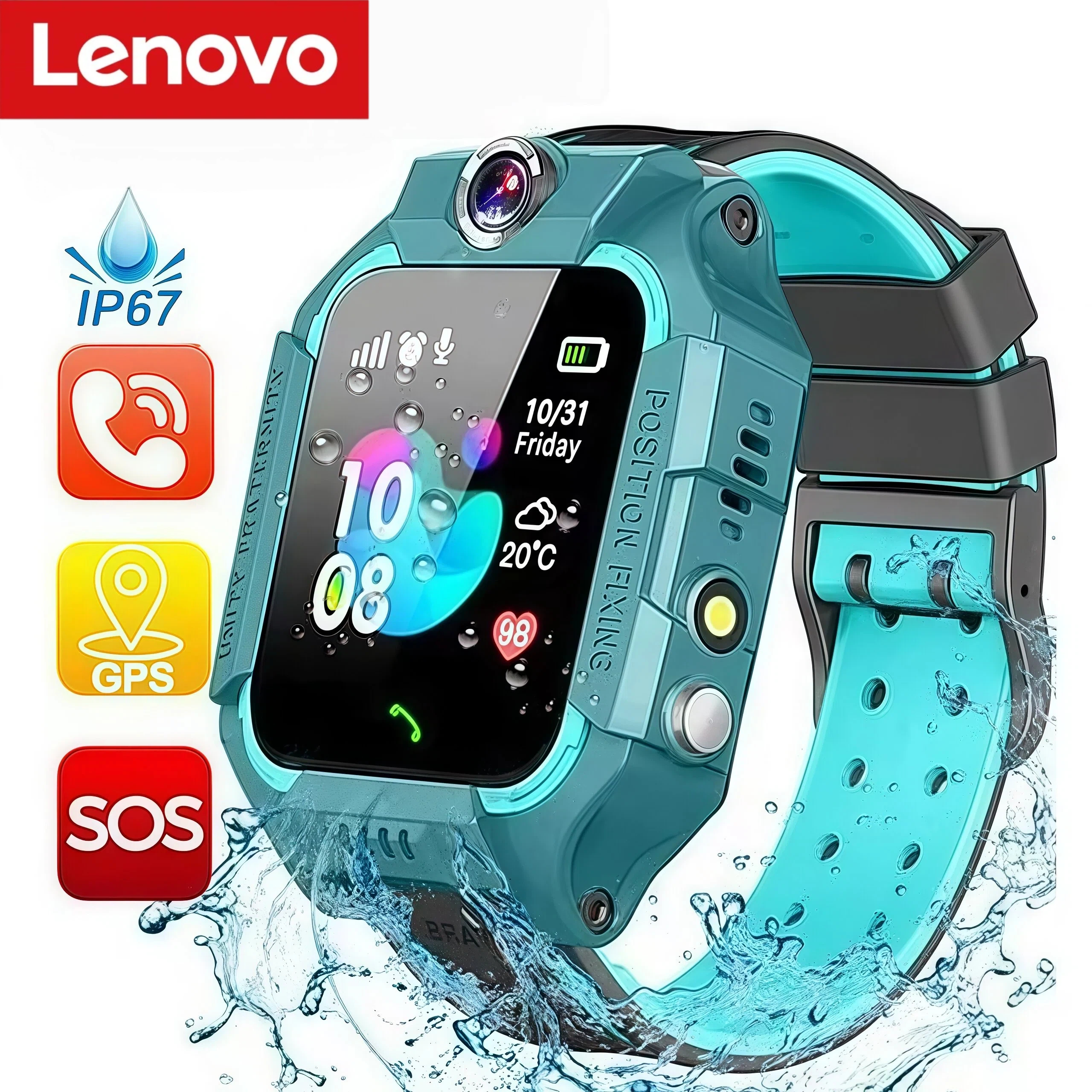 Lenovo Kids Smart Watch SOS GP - Smartwatch Id review and price