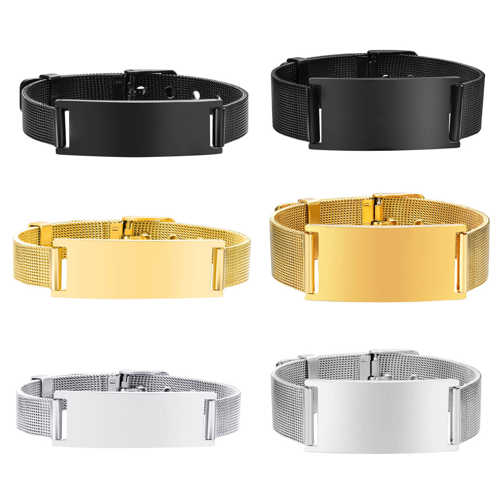 Personalized Photo Bracelet, S - Stainless Mesh Band review and price