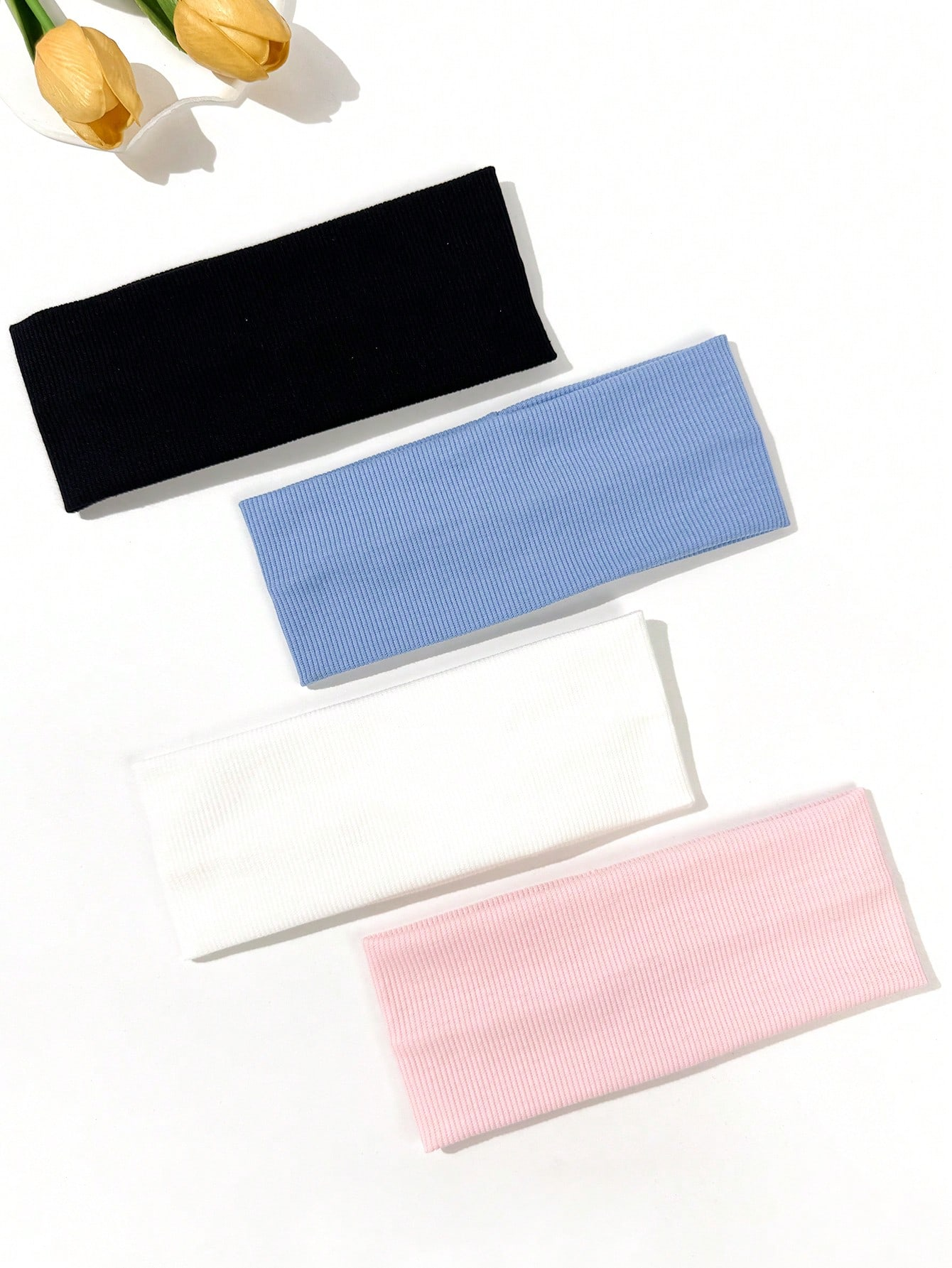4-piece set of solid-color hai - Milanaise Mesh Band review and price