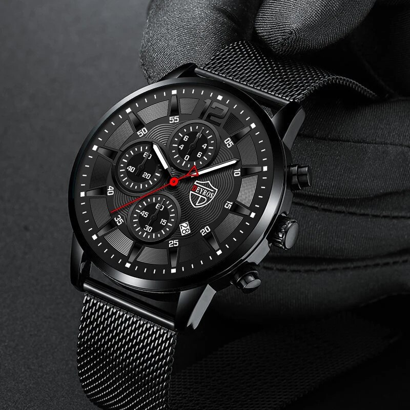 DEYROS Mens Fashion Minimalist - Stainless Mesh Band review and price