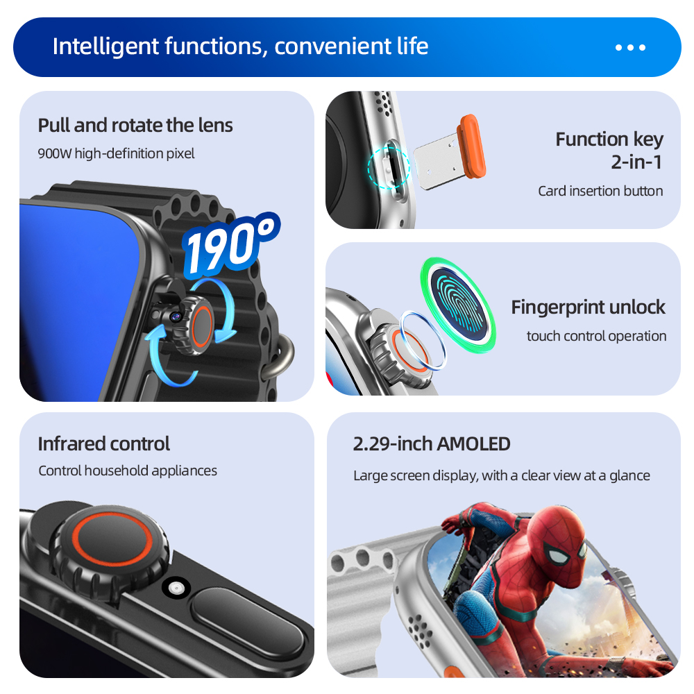 DW200 Smartwatch Men WIFI Touc - Smartwatch Id review and price