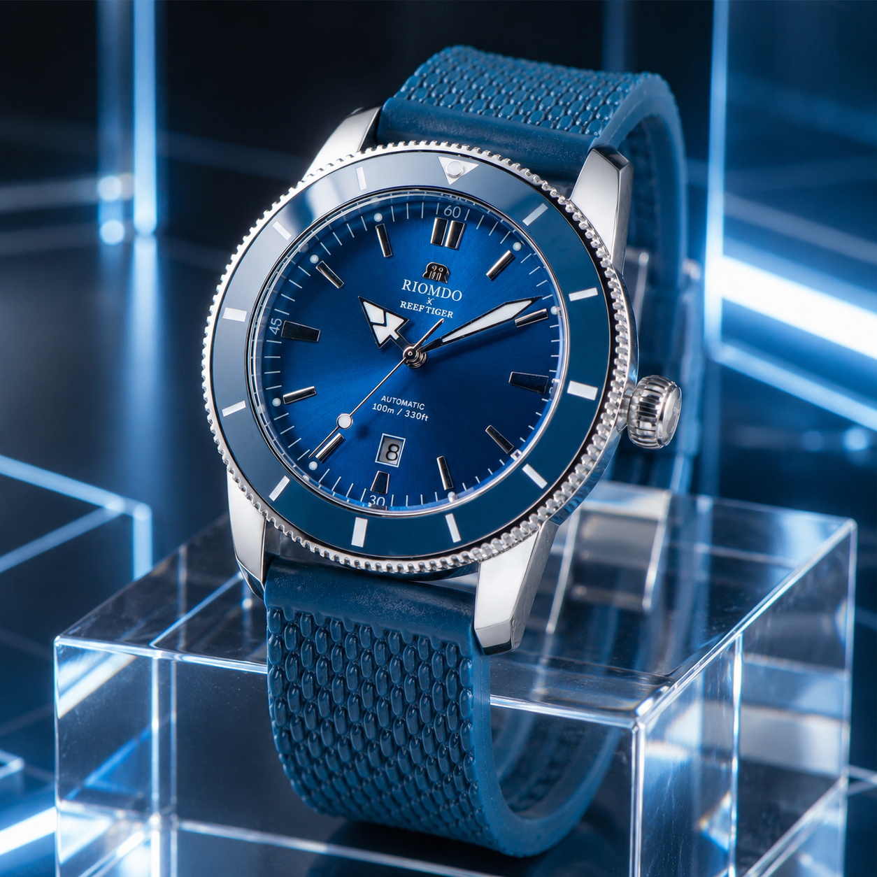 RIOMDO&RF Luxury Brand Men's A - Stainless Mesh Band review and price