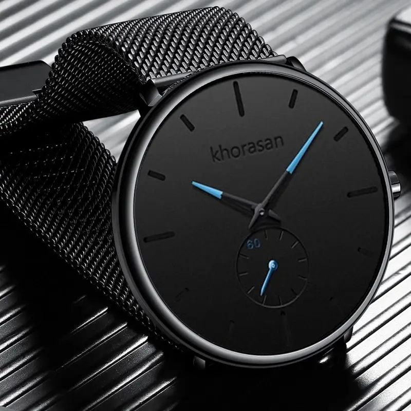 YOLAKO Mens Fashion Minimalist - Stainless Mesh Band review and price