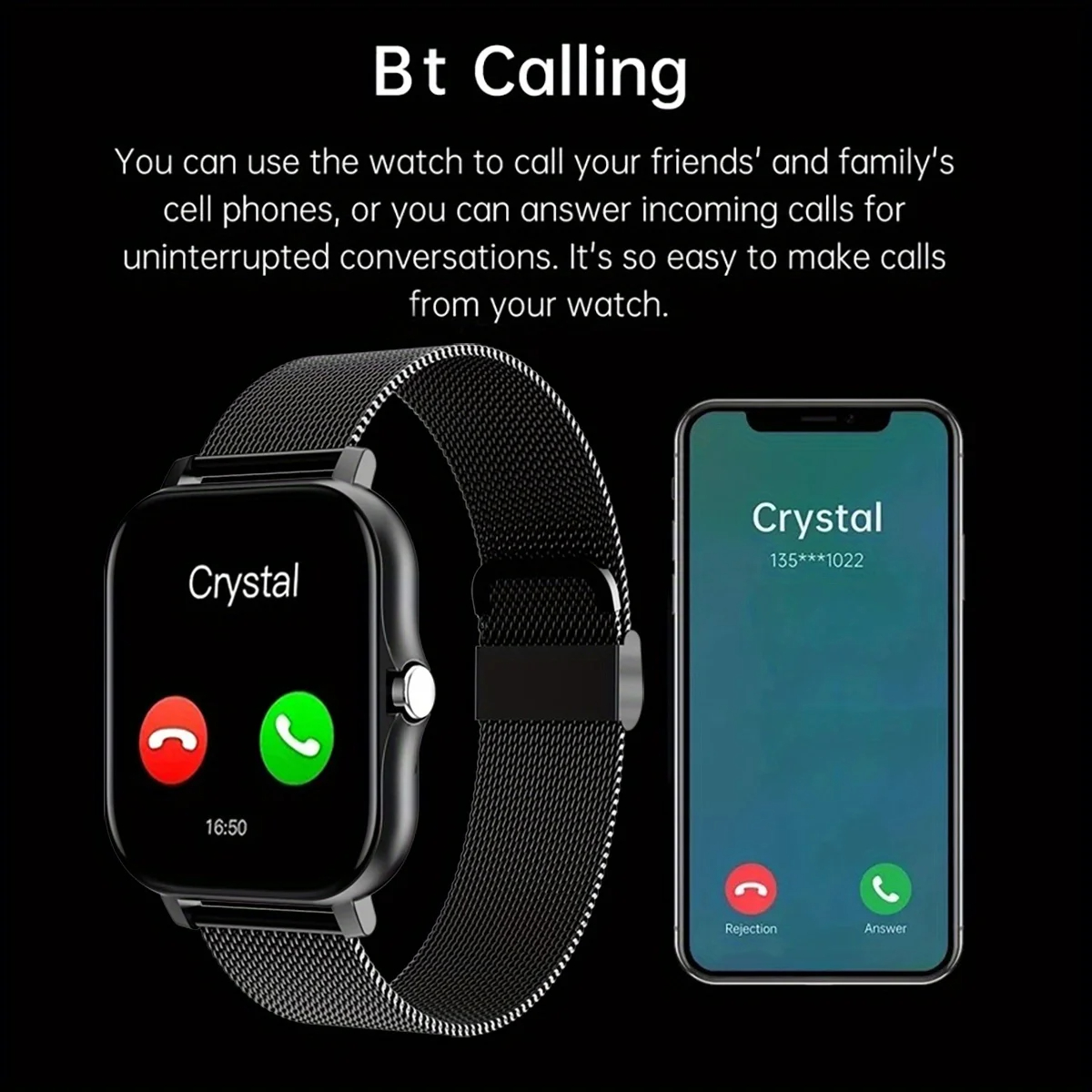 Smart Watch For Android IOS Wa - Smartwatch Id review and price
