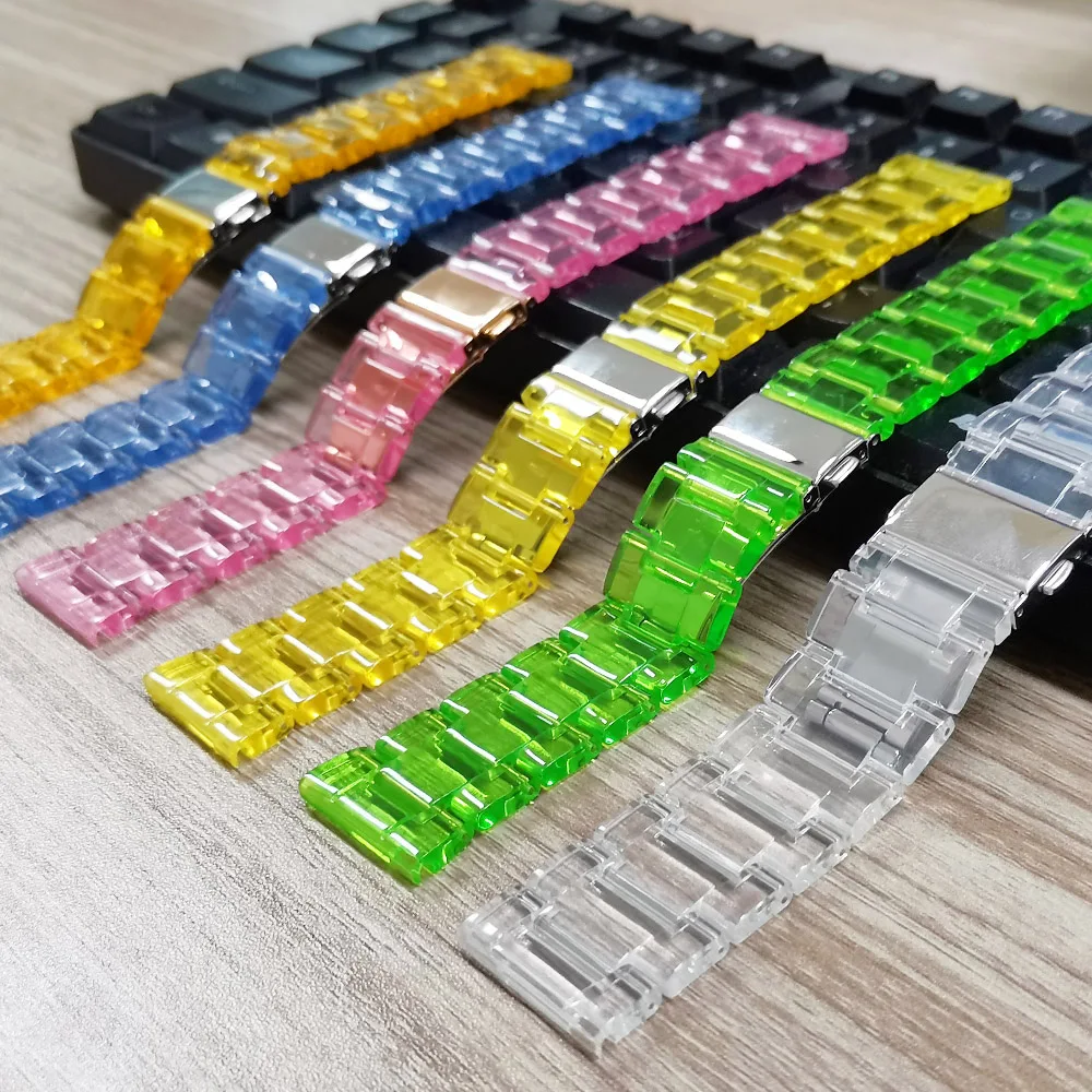 Transparent Glacier band for S - Titan Smartwatch Accessories review and price