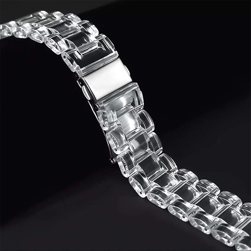 Transparent Glacier band for S - Titan Smartwatch Accessories review and price