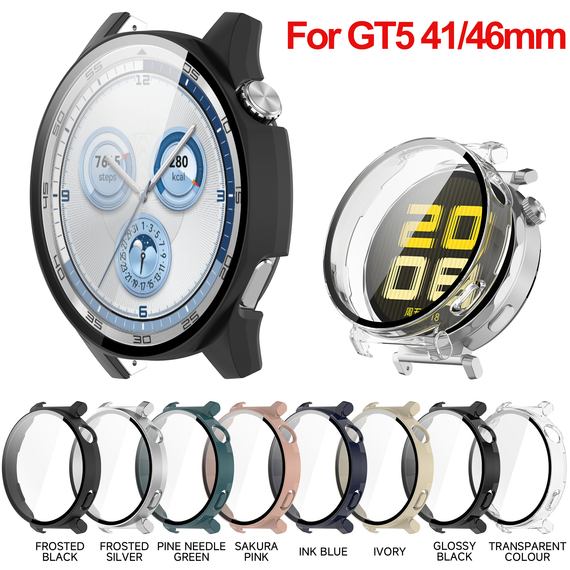 Tempered glass case For Huawei - Titan Smartwatch Accessories review and price