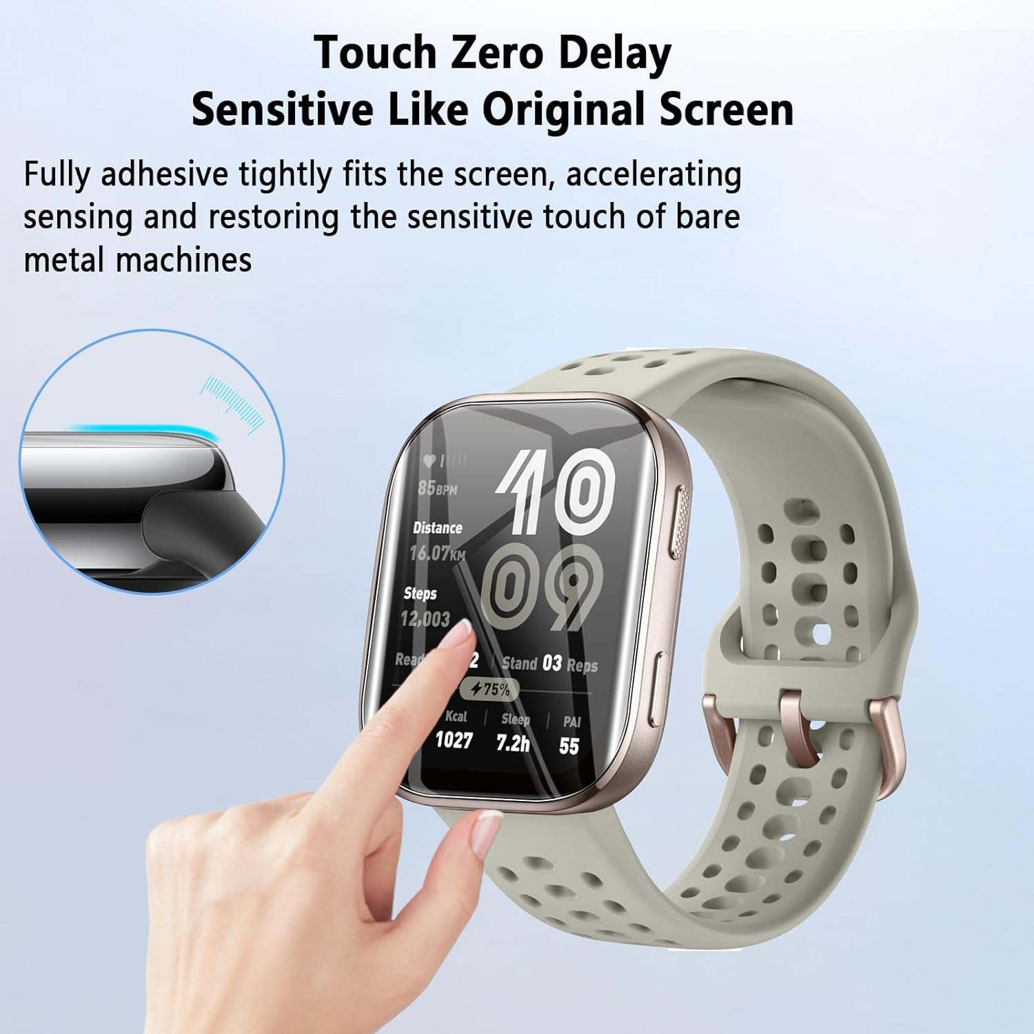 Screen Protector for Amazfit b - Smartwatch Straps & Accessories review and price