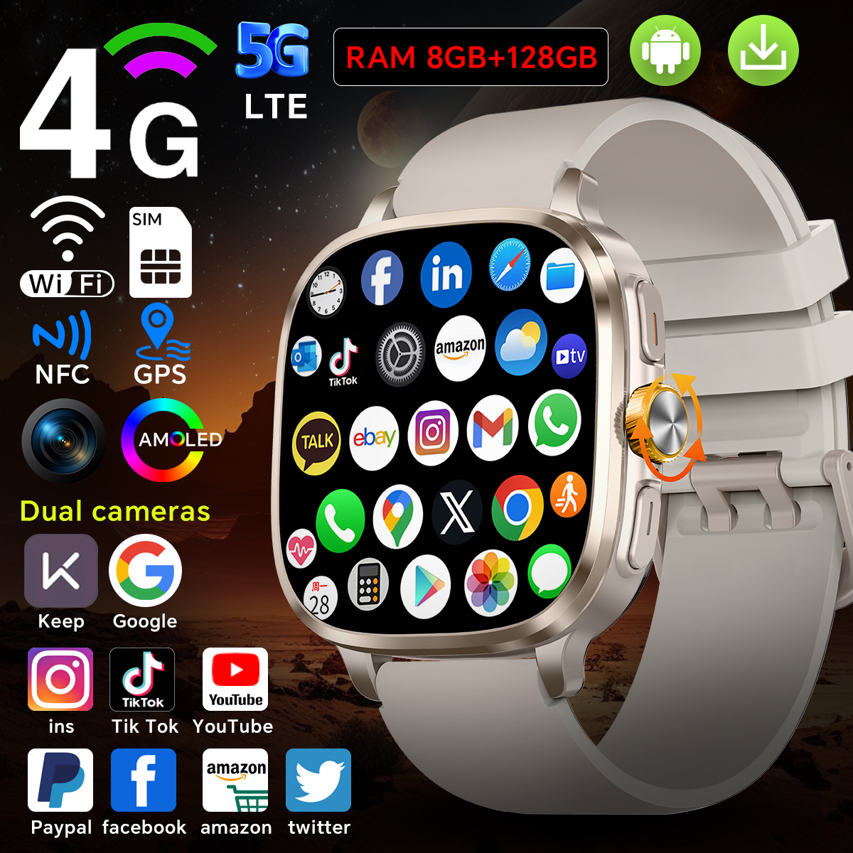 Global Version Android 13.0 S9 - Smartwatch Id review and price