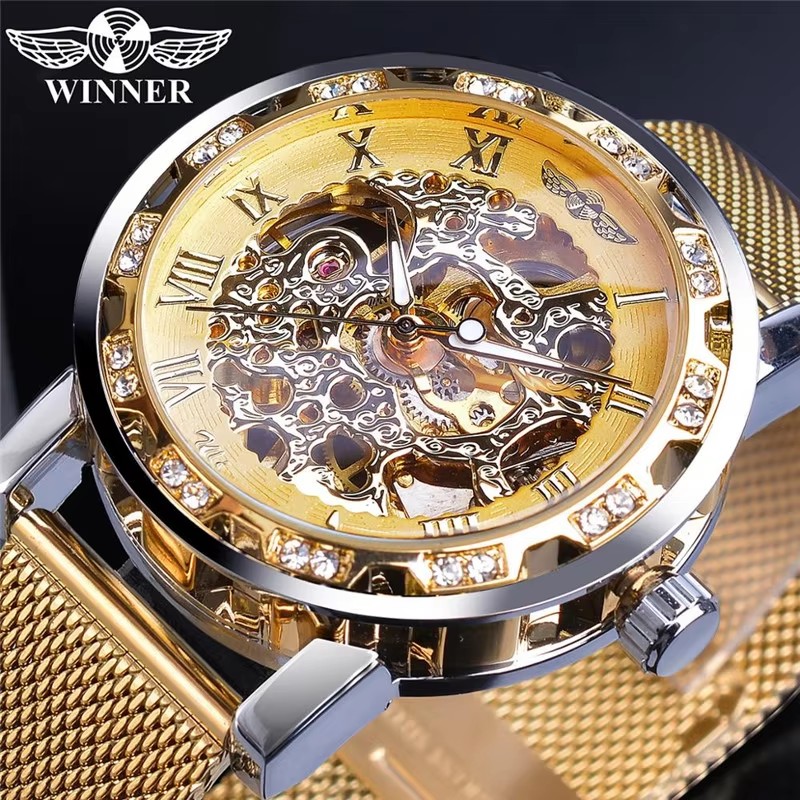 Forsining Men's Skeleton Mecha - Stainless Mesh Band review and price