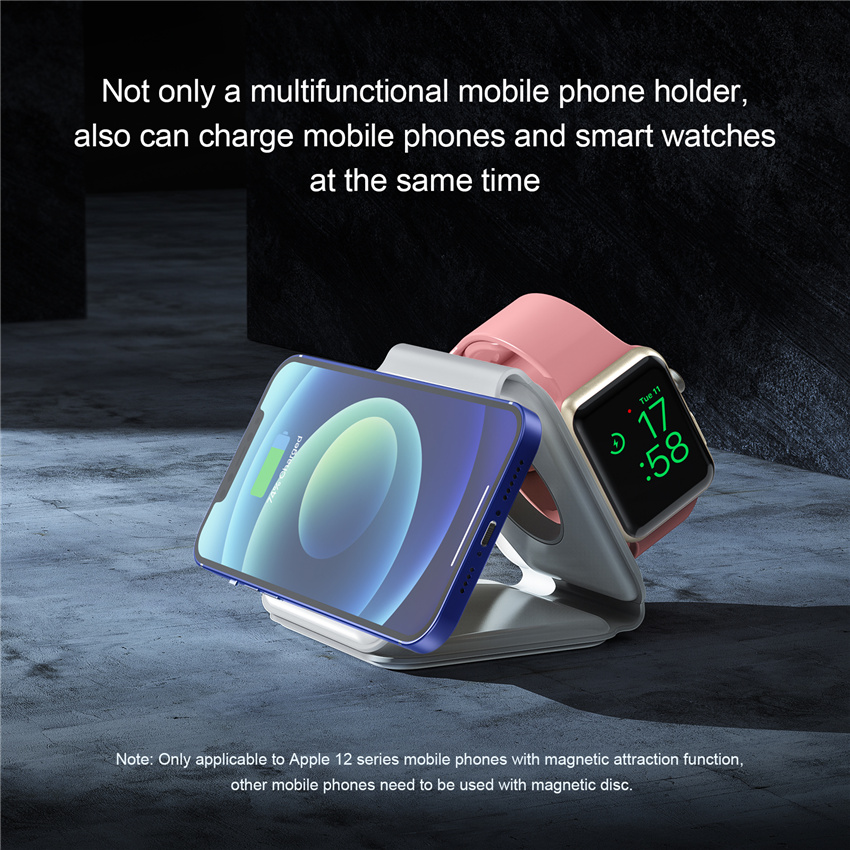 3 in 1 Magnetic Portable Wirel - Watch Charger Cable review and price