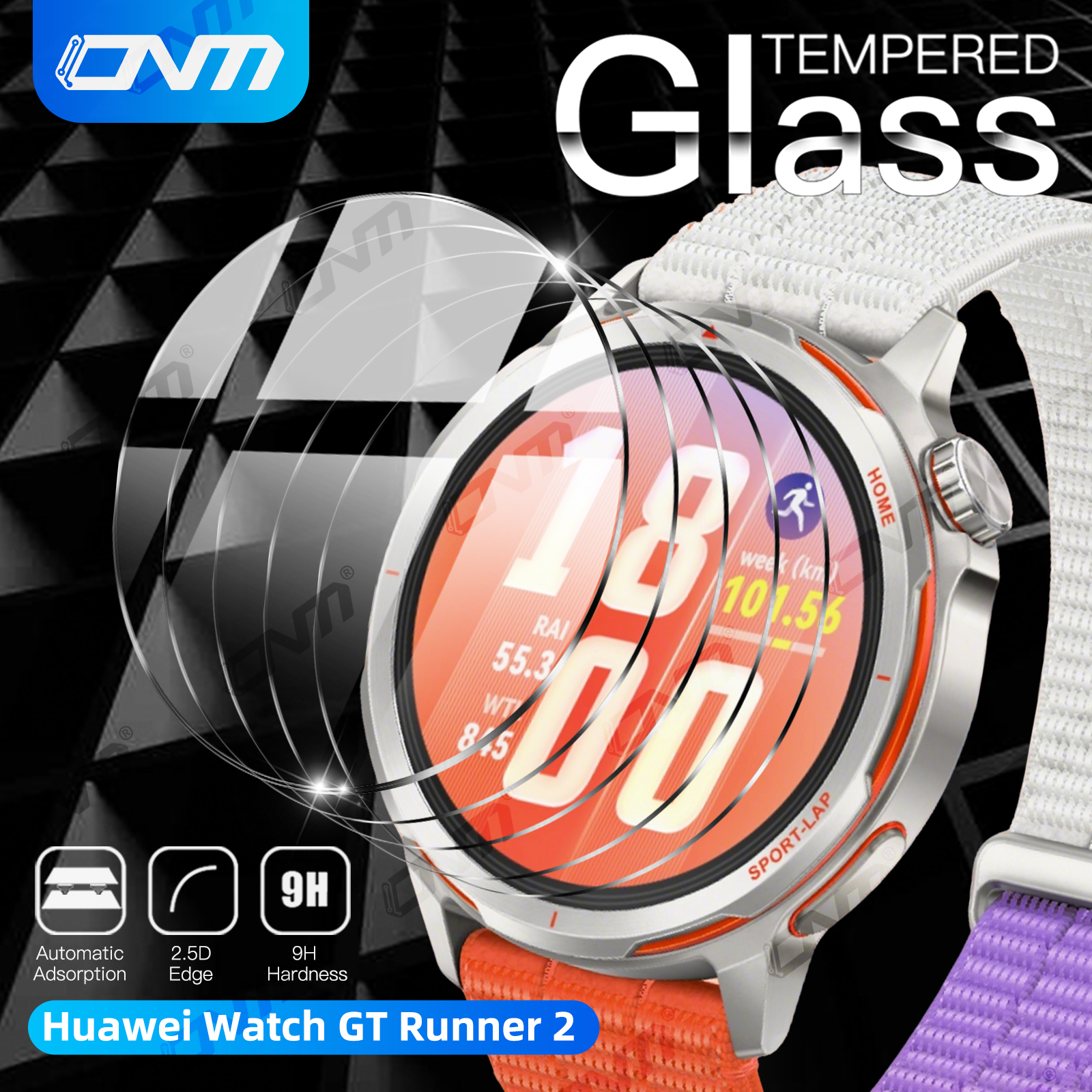 9H Tempered Glass For Huawei W - Titan Smartwatch Accessories review and price