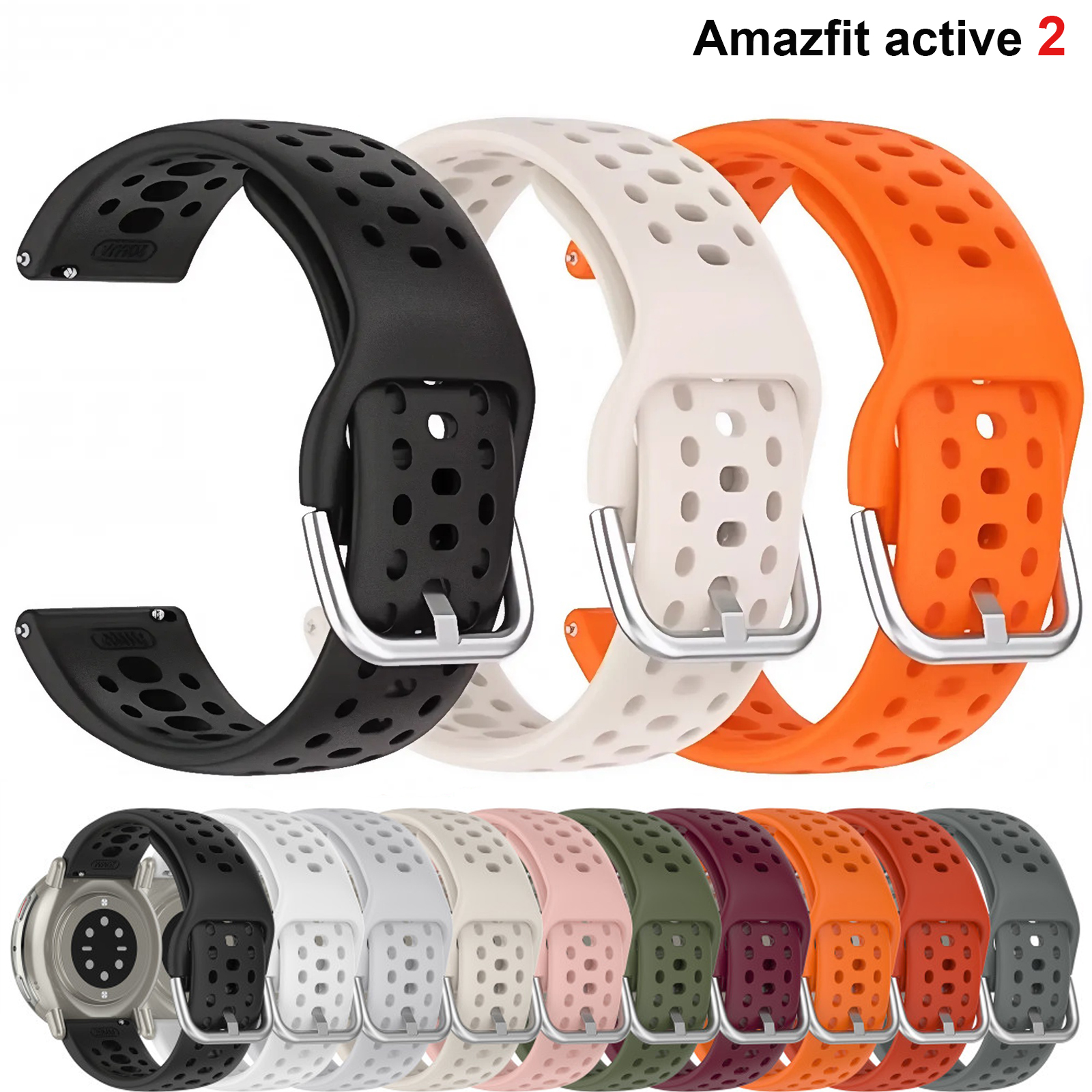 20mm Strap For Amazfit active  - Titan Smartwatch Accessories review and price