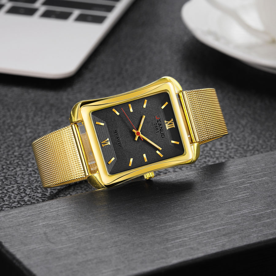 2024 New Trendy Men's Square W - Stainless Mesh Band review and price
