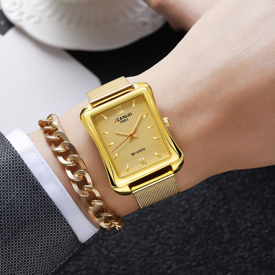 2024 New Trendy Men's Square W - Stainless Mesh Band review and price
